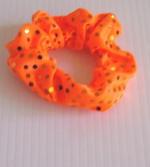 ORANGE SHINY SCRUNCHY