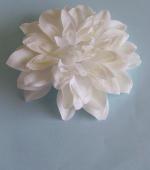 IVORY LARGE FLOWER ON CLIP