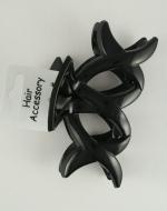 Black 9cm criss cross hair clamp