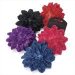 5 HAIR FLOWERS ON CLIPS
