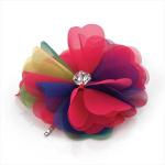 Multi Colour Flower Pin - 7.5CM FLOWER