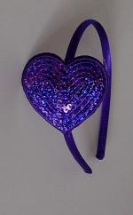 PURPLE HEART ALICE BAND