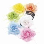 PACK OF SIX LARGE ROSES
