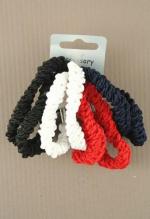 EIGHT ASSORTED CHUNKY HAIR CORDS