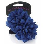 ROYAL BLUE MULTI PETAL HAIR FLOWERS